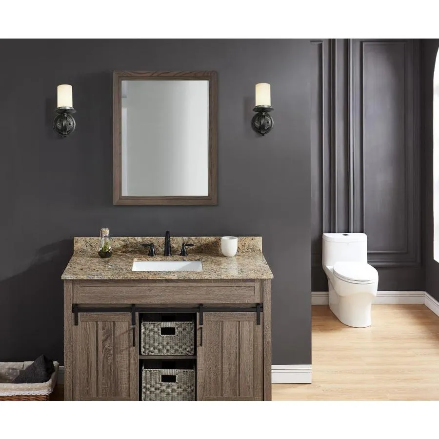 Bestview 49-in Santa Cecilia Granite Bathroom Vanity Top, photo 4 of 6