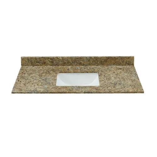 Bestview 49-in Santa Cecilia Granite Bathroom Vanity Top, photo 6 of 6