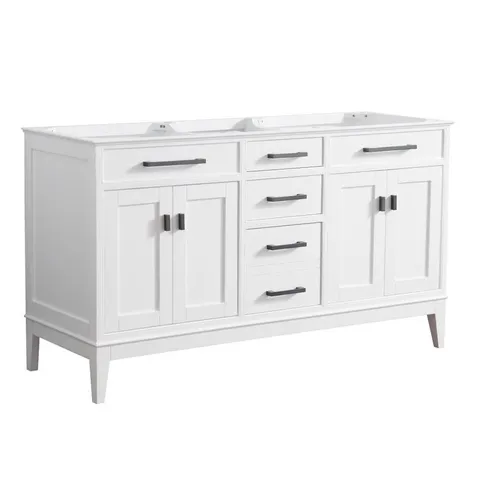 Madison 60" Double-Sink Bathroom Vanity Cabinet