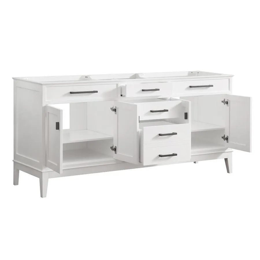 Avanity Madison 72-in White Bathroom Vanity Cabinet, photo 2 of 12