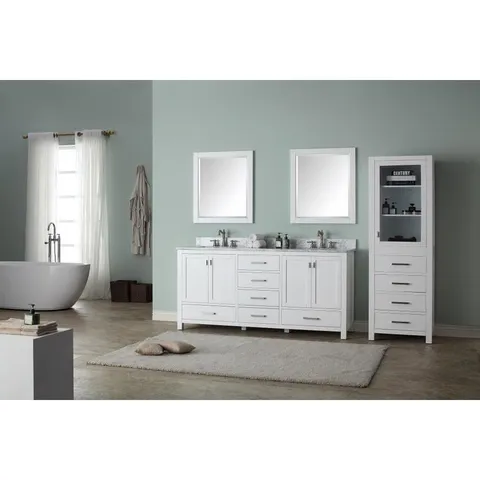 Modero 72-inch Double-Sink Bathroom Vanity Cabinet