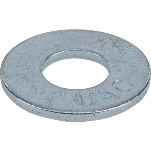 Yellow Dichromate Steel 5/16 in. USS Flat Washer, 100-Pack