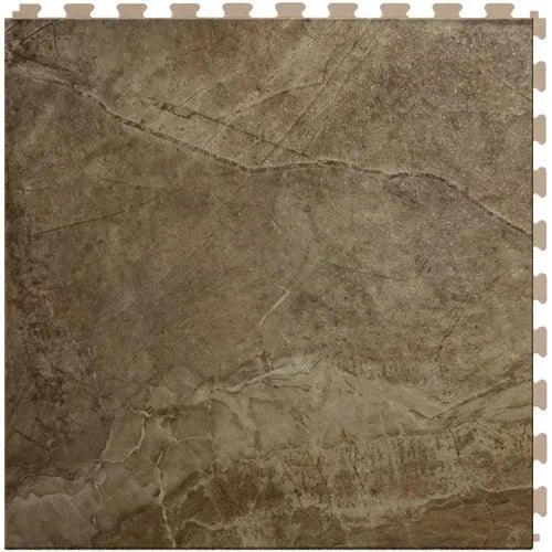 Perfection Floor Tile Stonecreek Collection 6-Piece 20-in x 20-in Canyon Stone/Satin Interlocking Luxury Vinyl Tile, photo 4 of 9