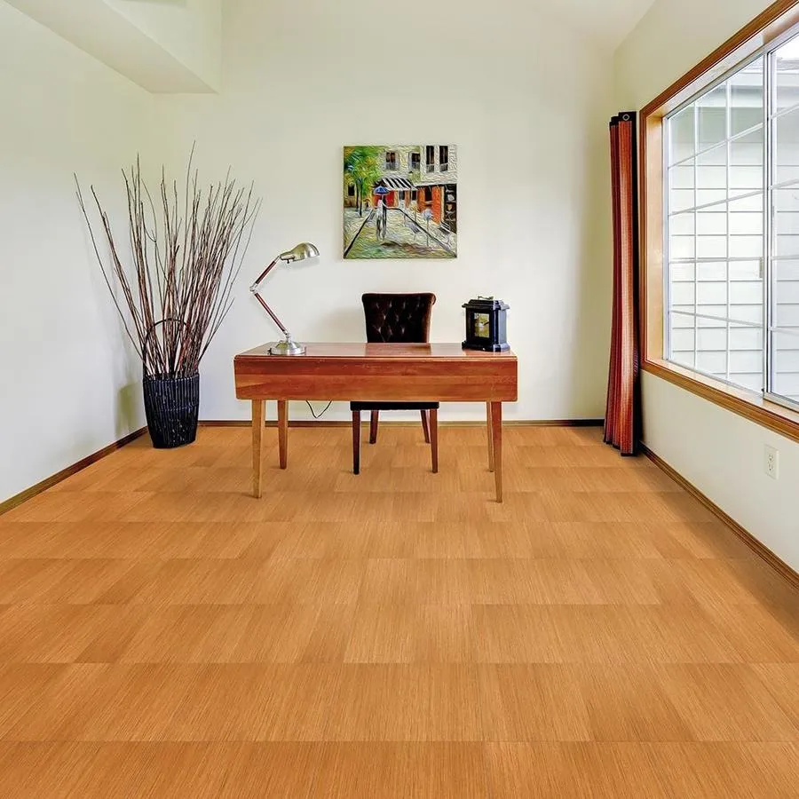 Perfection Floor Tile Classic Wood 6-Piece 20-in x 20-in Birch Luxury Vinyl Tile, photo 8 of 13