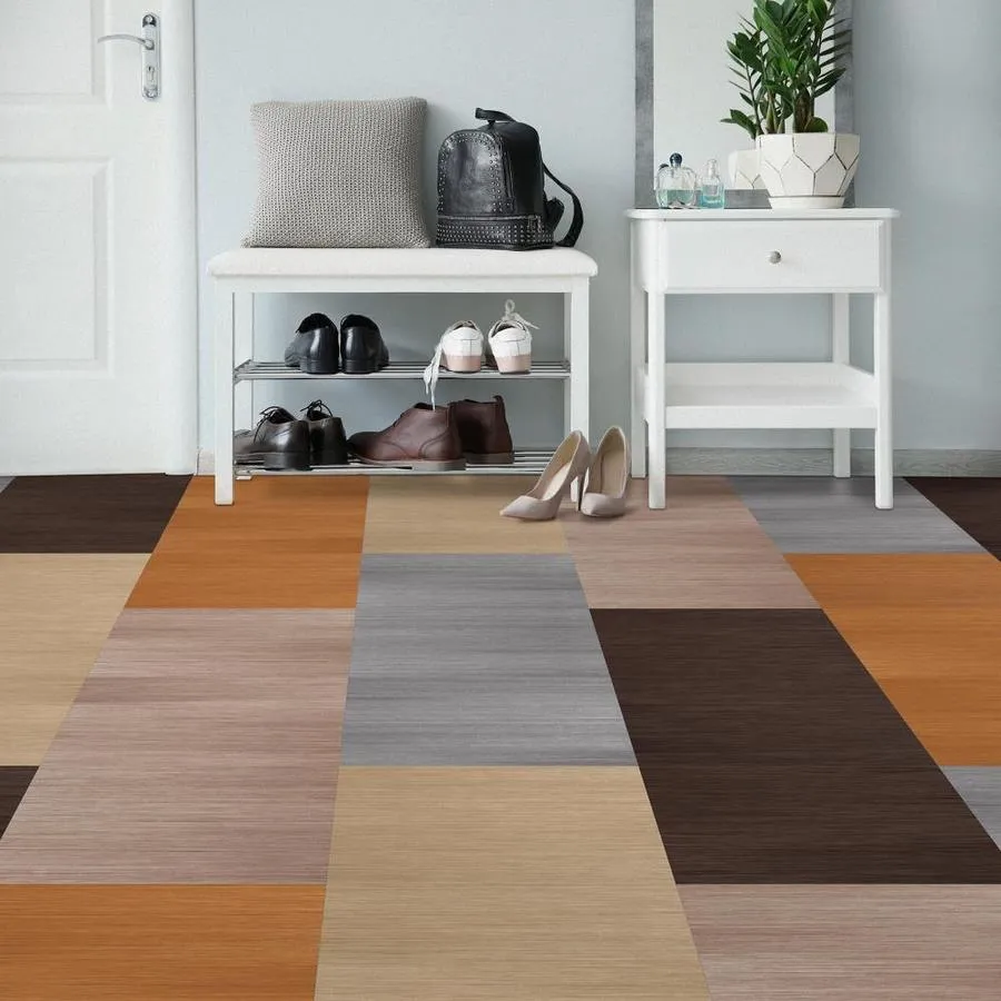 Perfection Floor Tile Classic Wood Collection Driftwood/Satin Vinyl Tile Sample, photo 2 of 10