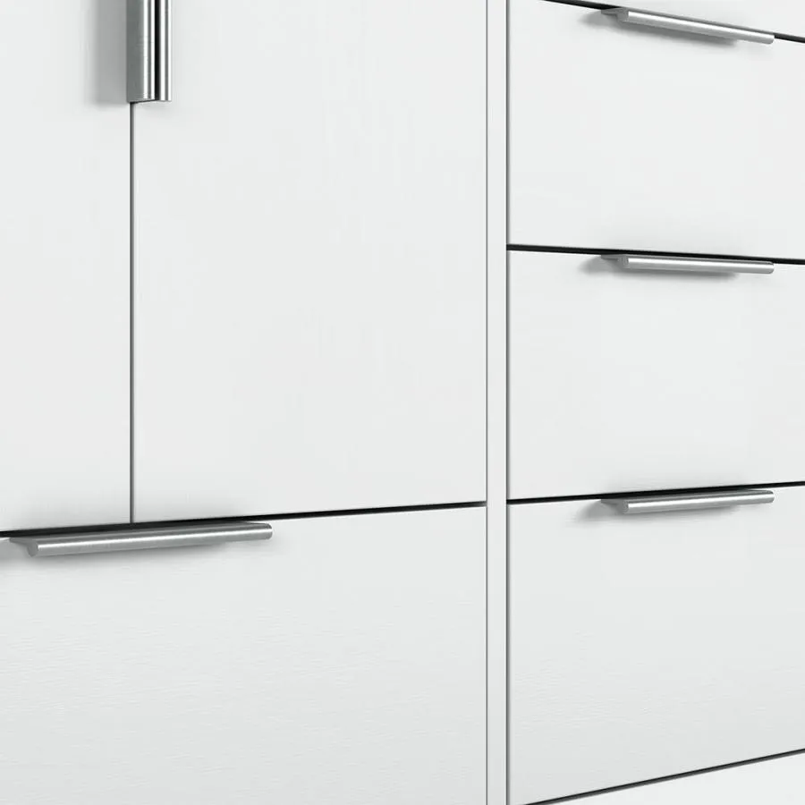Scott Living Robinson 60-in White Double Sink Bathroom Vanity with White Acrylic Top, photo 3 of 9