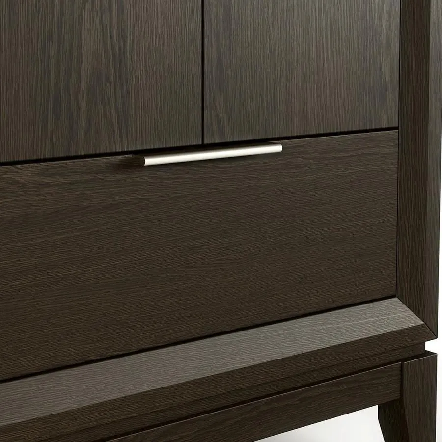 Scott Living Robinson 48-in Coffee Oak Single Sink Bathroom Vanity with White Acrylic Top, photo 3 of 9