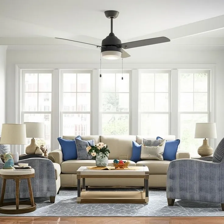 Home Decorators Collection Carrington 60-inch LED Ceiling Fan with Light Kit, photo 2 of 2