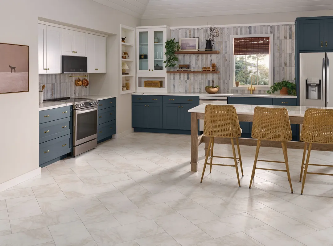 Armstrong Flooring Alterna.16-mil 12-in W x 24.125-in L Waterproof Glue down Vinyl Tile, photo 6 of 8