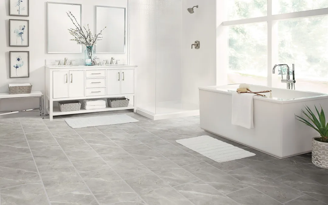 Armstrong Flooring Alterna.16-mil 12-in W x 24.125-in L Waterproof Glue down Vinyl Tile, photo 4 of 6