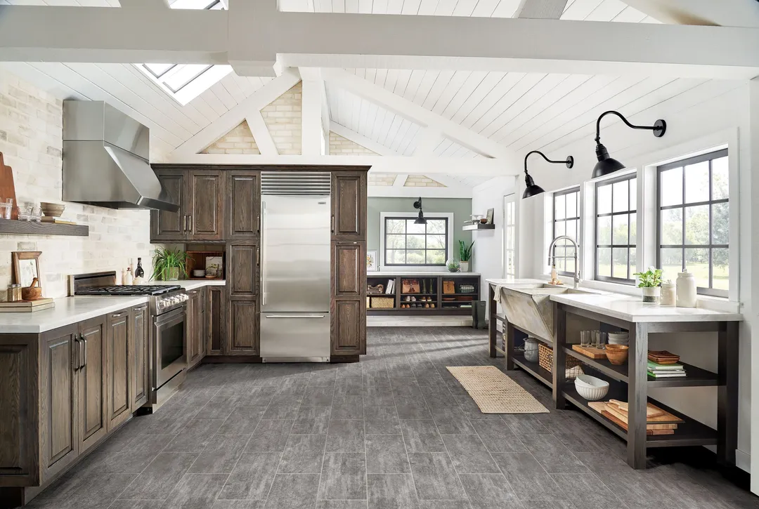Armstrong Flooring Alterna.16-mil 12-in W x 24.125-in L Waterproof Glue down Vinyl Tile, photo 4 of 8