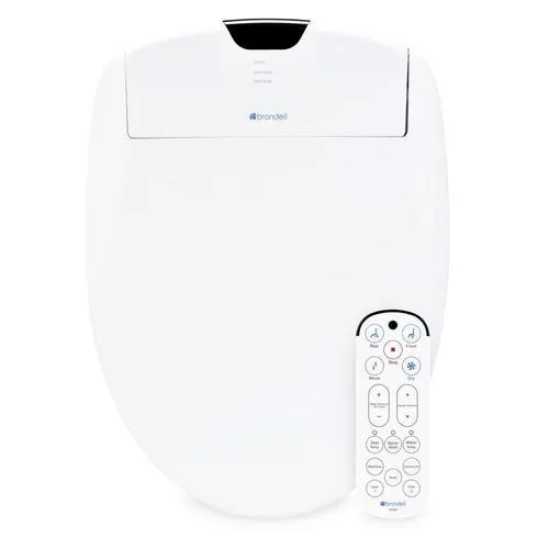 Brondell Swash 1400 White Elongated Slow-Close Heated Bidet Toilet Seat, photo 9 of 10