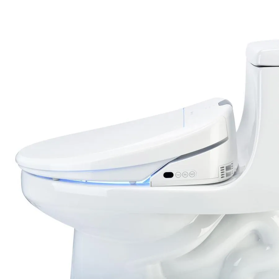 Brondell Swash 1400 White Round Slow-Close Heated Bidet Toilet Seat, photo 5 of 9