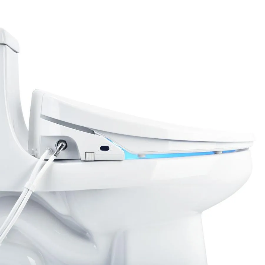 Brondell Swash 1400 White Round Slow-Close Heated Bidet Toilet Seat, photo 6 of 9