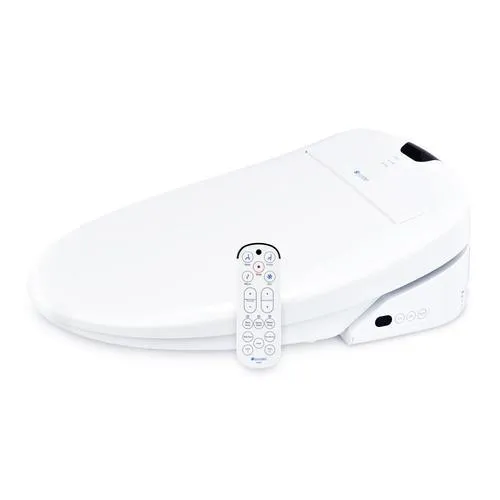 Brondell Swash 1400 White Round Slow-Close Heated Bidet Toilet Seat, photo 9 of 9