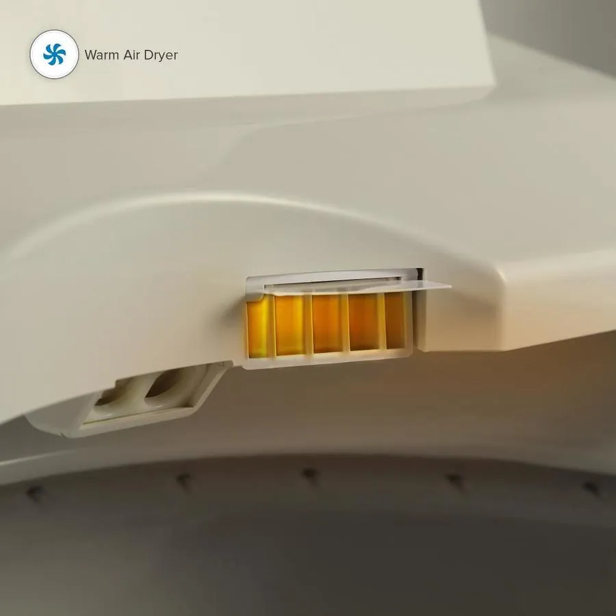 Brondell Swash 1400 White Elongated Slow-Close Heated Bidet Toilet Seat, photo 10 of 10