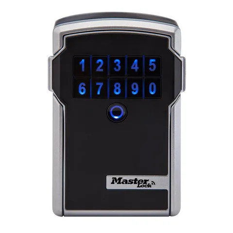 Bluetooth 9.7 cu. in. Zinc Wall Mount Lock Box with Personal Use Software