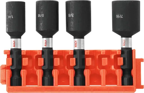 Impact Tough 4‑Piece 1-7/8 in. Nutsetter Set with Clip