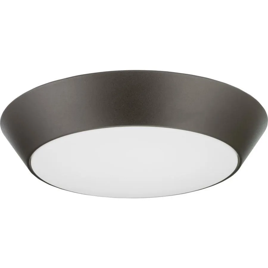 Lithonia Lighting Versi Lite 7.25-in Textured Bronze Modern/Contemporary LED Flush Mount Light ENERGY STAR, photo 4 of 10