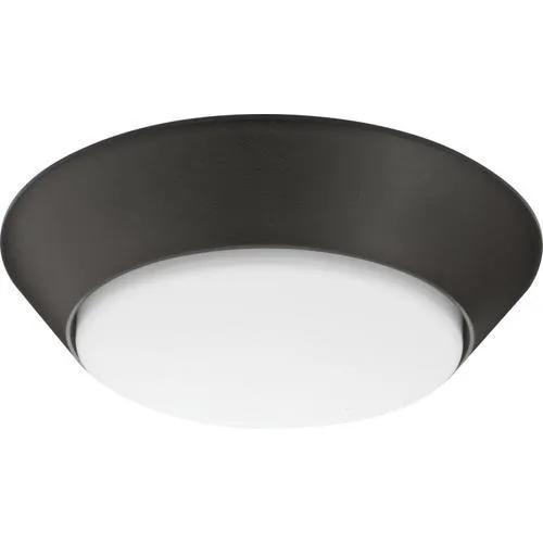 Lithonia Lighting Versi Lite 7.25-in Textured Bronze Modern/Contemporary LED Flush Mount Light ENERGY STAR, photo 9 of 10