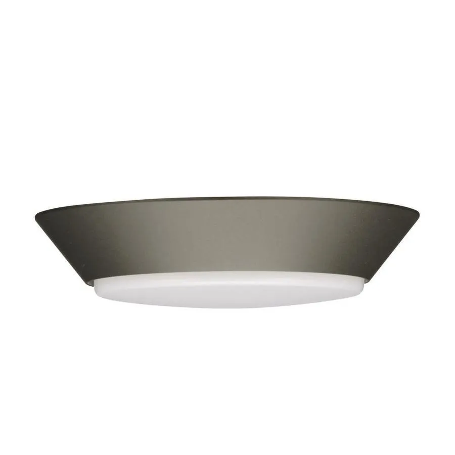 Lithonia Lighting Versi Lite 7.25-in Textured Bronze Modern/Contemporary LED Flush Mount Light ENERGY STAR, photo 10 of 10