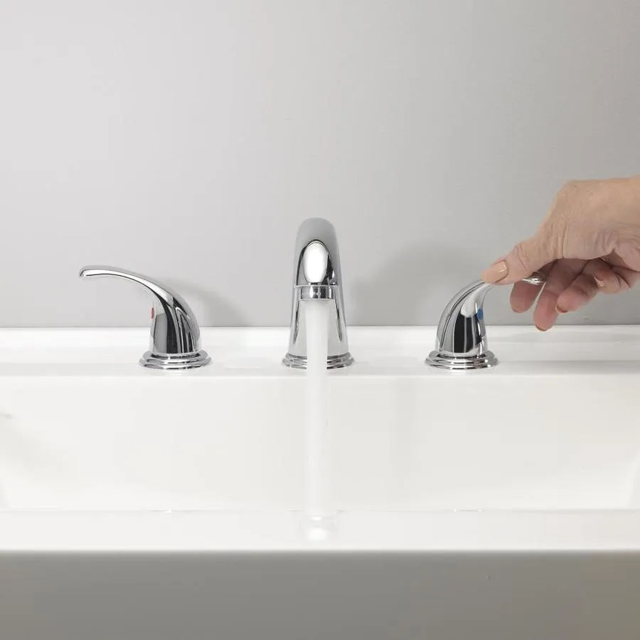 Home2O Esme Chrome 2-handle Widespread WaterSense Bathroom Sink Faucet with Drain, photo 3 of 7