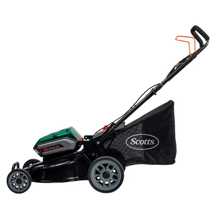 Scotts 19 in. 40-Volt Lithium-Ion Cordless Battery Walk Behind Push Mower with 5 Ah Battery and Charger Included, photo 6 of 6