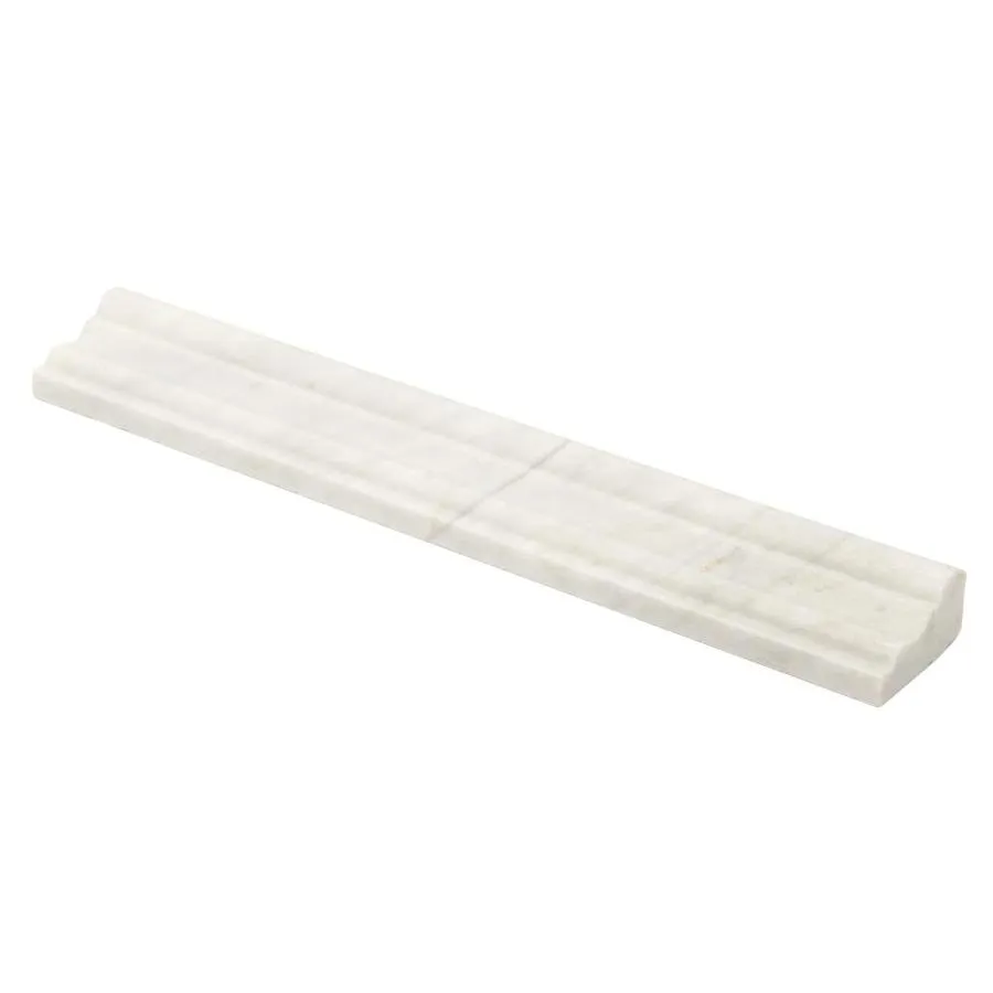 Satori Venatino Natural Stone Marble Chair Rail Tile (2-in x 12-in), photo 2 of 10