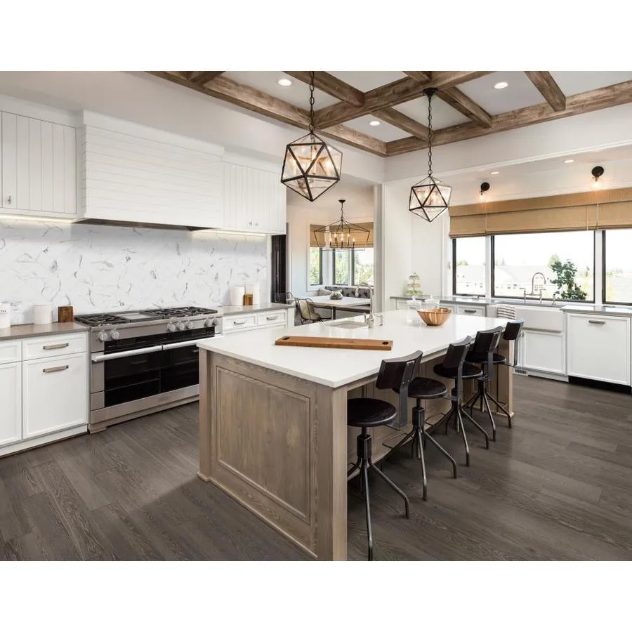 Satori Sedona Walnut 6-in x 36-in Matte Porcelain Wood Look Floor Tile, photo 4 of 13