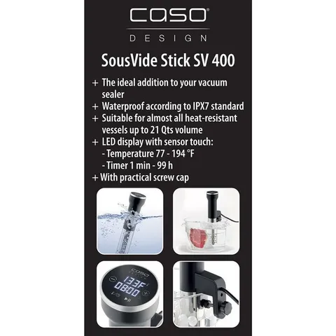 Sous Vide Silver Stick Cooker