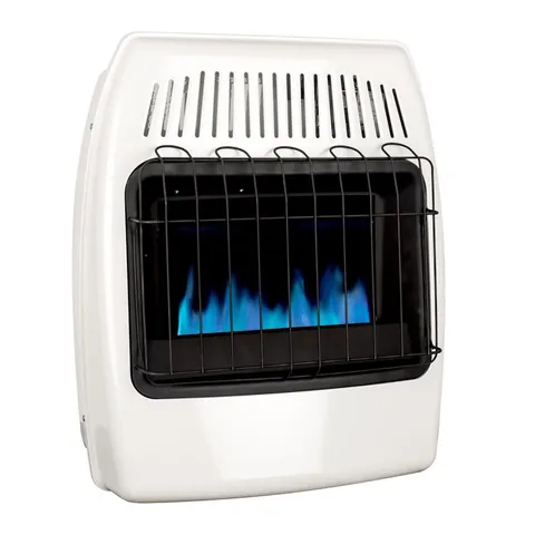 20,000 BTU Vent Free Natural Gas Blue Flame Wall Heater