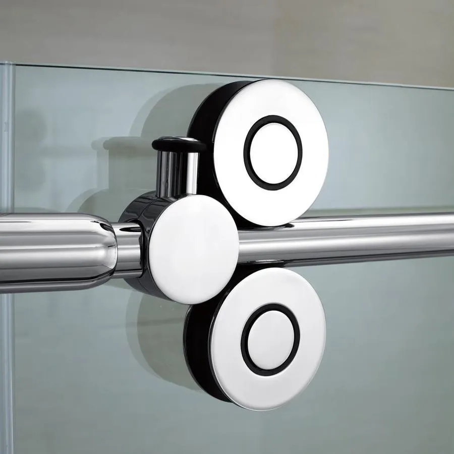 OVE Decors Sydney 78.75-in H x 58.25-in to 59.75-in W Frameless Bypass/Sliding Polished Chrome Shower Door (Clear Glass), photo 3 of 11