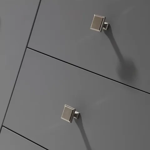 Kevin 60-in Pebble Gray Double Sink Bathroom Vanity with Pure White Cultured Marble Top