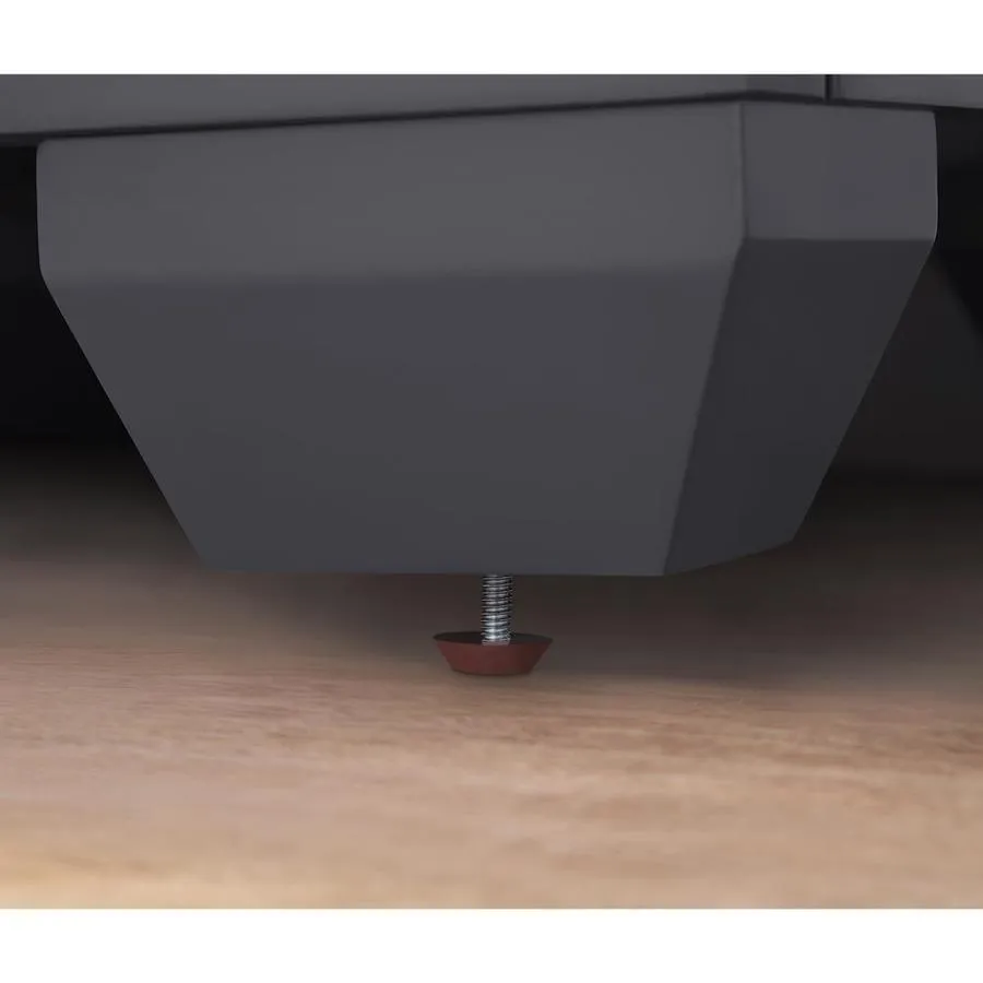 OVE Decors Floyd 24-in Dark Charcoal Single Sink Bathroom Vanity with White Cultured Marble Top, photo 6 of 10