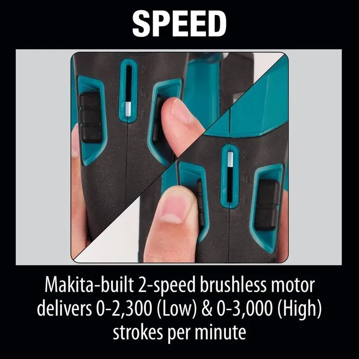 Makita 18-Volt X2 LXT Lithium-Ion (36-Volt) Brushless Cordless Reciprocating Saw Kit (5.0Ah) with 2 Batteries 5.0Ah and Charger, photo 2 of 11