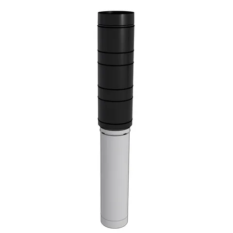 3 in. / 5 in. Plastic Roof Termination Extension Vent Kit for Rinnai Super High Efficiency Tankless Water Heaters
