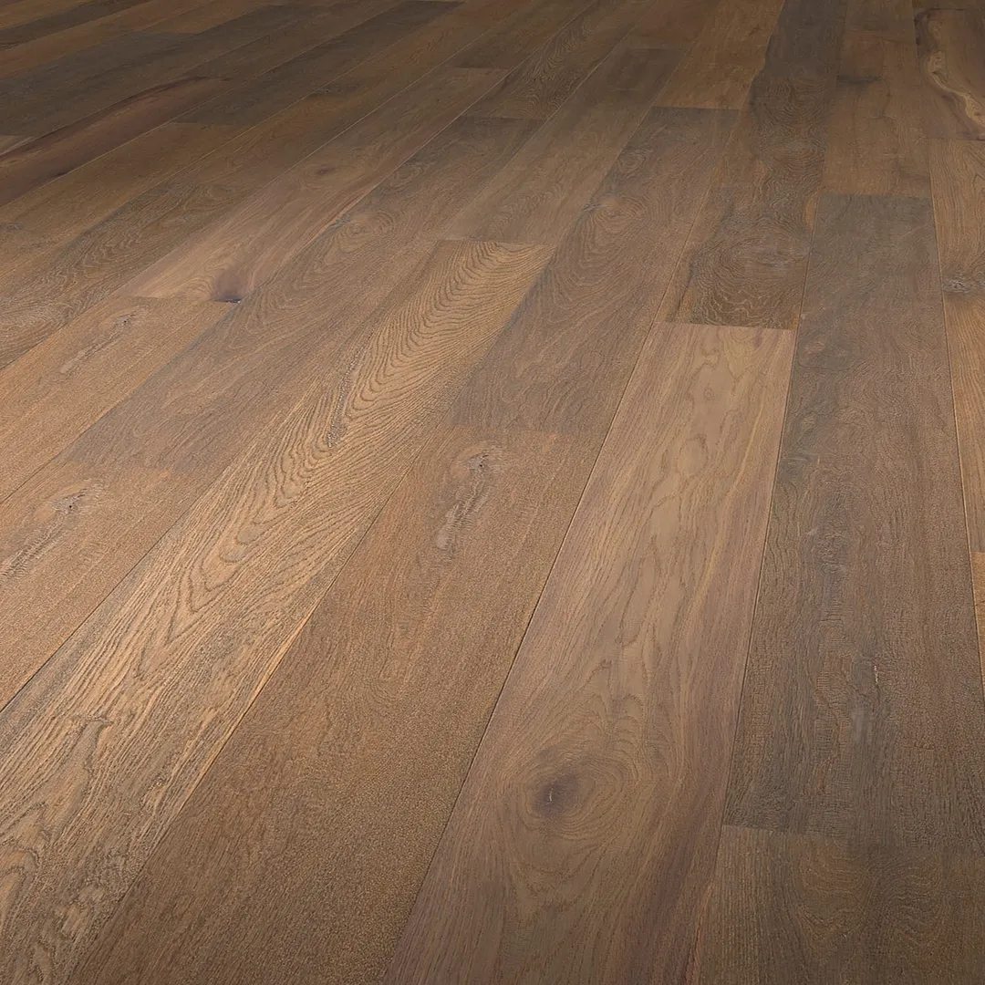 Solidfloor Originals K2 Oak 5/8-in T x 7-1/2-in W Handscraped Engineered Hardwood Flooring ( 23.306-sq ft / Carton ), photo 4 of 5