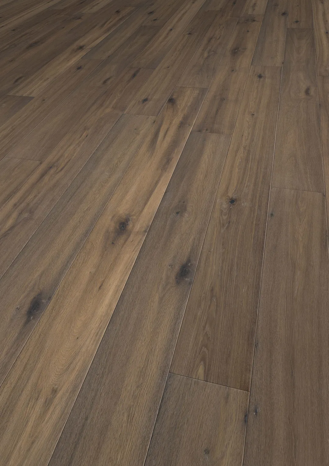 Solidfloor Originals K2 Oak 5/8-in T x 7-1/2-in W Handscraped Engineered Hardwood Flooring ( 23.306-sq ft / Carton ), photo 3 of 5