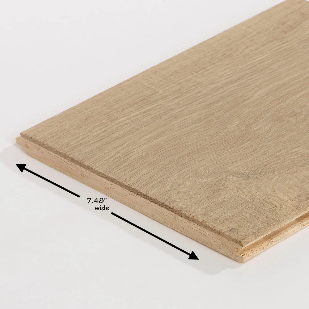 Solidfloor Originals New Hampshire Oak 5/8-in T x 7-1/2-in W Distressed Engineered Hardwood Flooring ( 23.306-sq ft / Carton ), photo 6 of 8