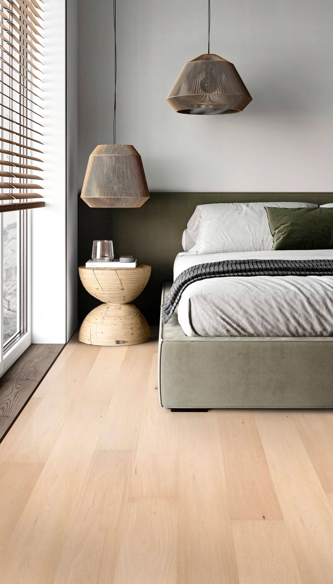 Solidfloor Mineral Wood Mineral Quartz Oak 1/4-in T x 7-1/2-in W Wirebrushed Engineered Hardwood Flooring ( 23.31-sq ft / Carton ), photo 2 of 8