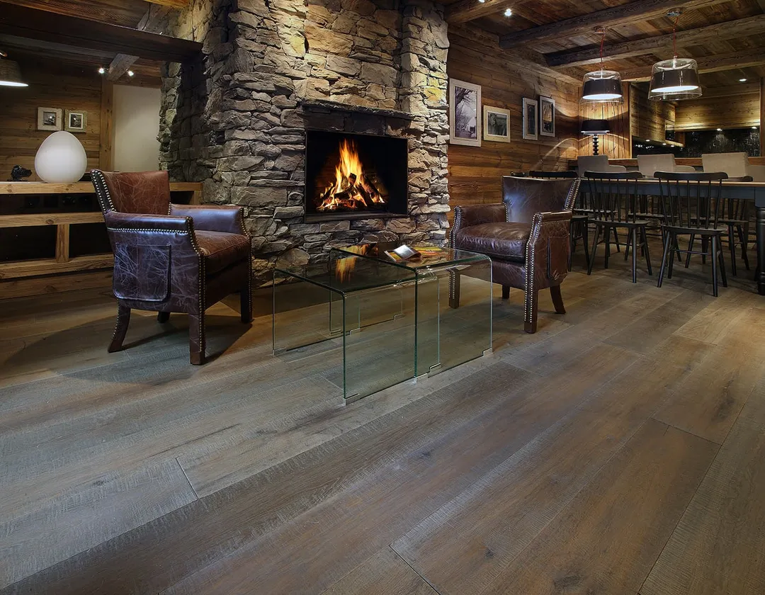 Solidfloor Originals Vermont Oak 5/8-in T x 7-1/2-in W Distressed Engineered Hardwood Flooring ( 23.306-sq ft / Carton ), photo 2 of 8