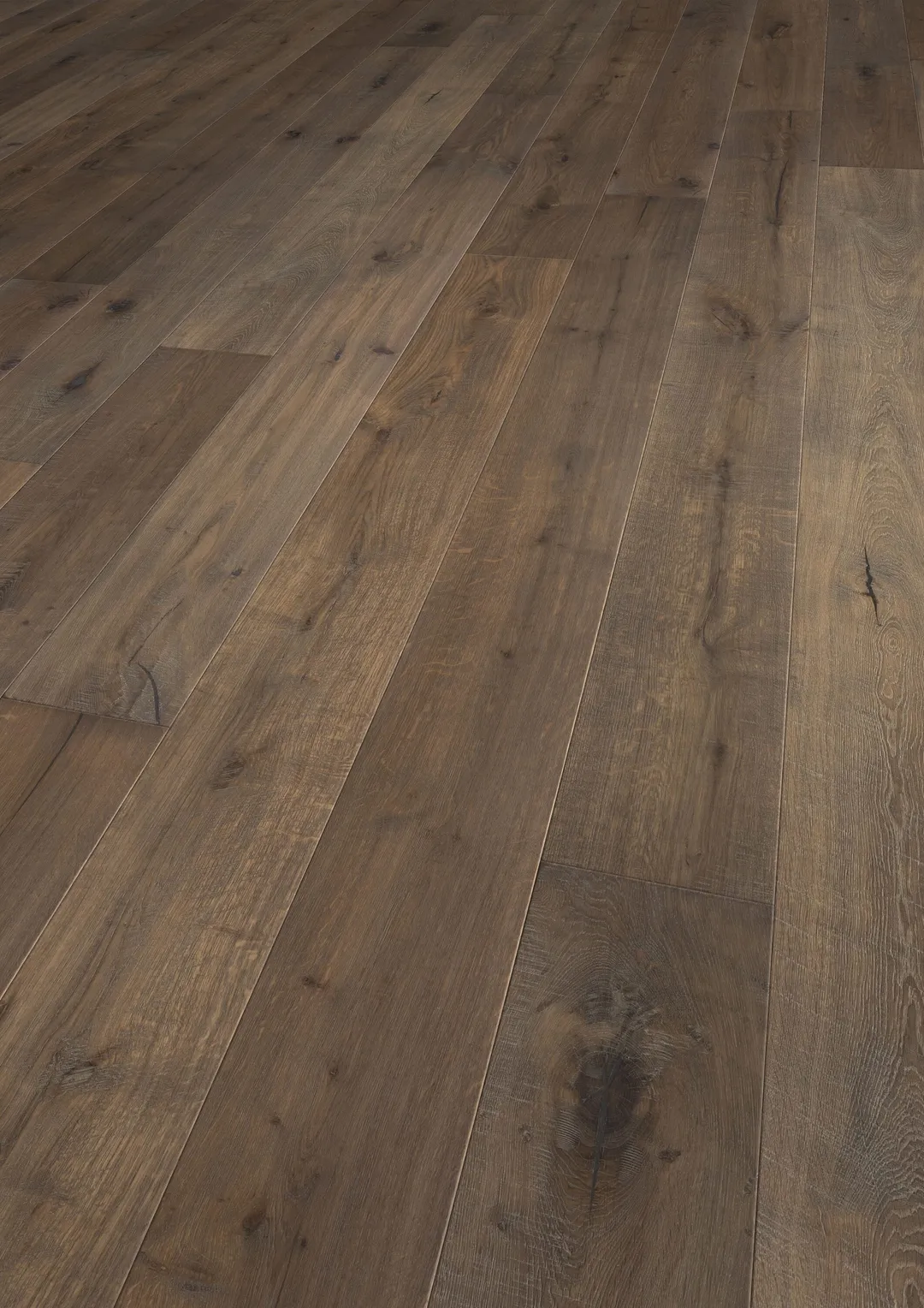Solidfloor Originals Kentucky Oak 5/8-in T x 7-1/2-in W Distressed Engineered Hardwood Flooring ( 31.247-sq ft / Carton ), photo 5 of 6