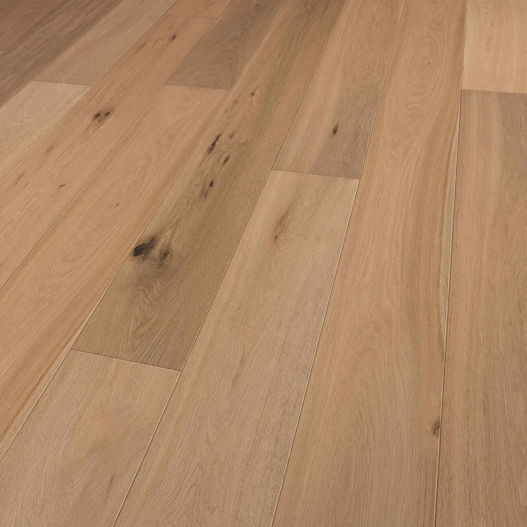 Solidfloor Glaciers Unfinished Look Oak 9/16-in T x 7-1/2-in W Wirebrushed Engineered Hardwood Flooring ( 31.08-sq ft / Carton ), photo 3 of 3