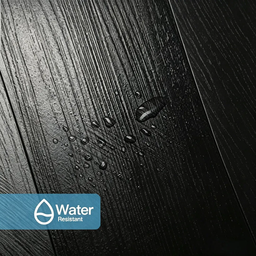 Art3d Wood-look Black 12-mil x 6-in W x 36-in L Waterproof Peel and Stick Luxury Vinyl Plank Flooring ( 54-sq ft Per Carton ), photo 5 of 6