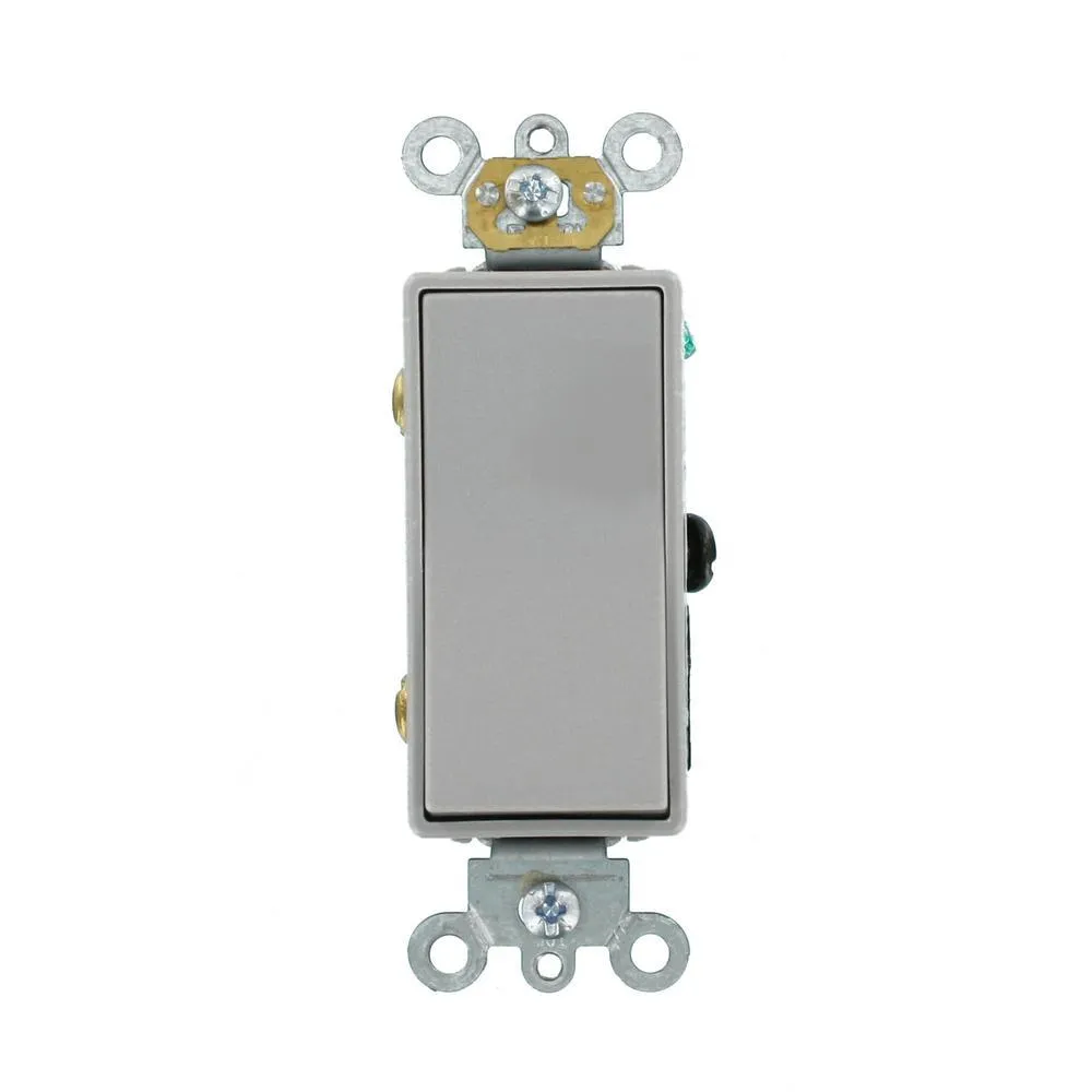 20 Amp Decora Plus Commercial Grade 4-Way Rocker Switch, White, photo 8 of 9