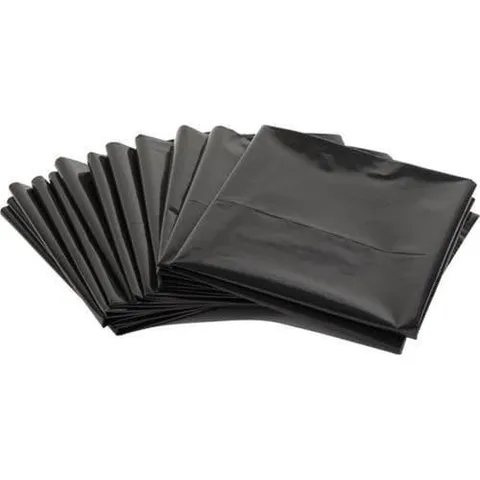 12-Pack 15-Gallon Black Plastic Compactor Trash Bag