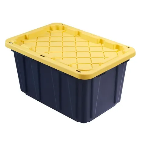 27 Gal. Tough Storage Bin in Black