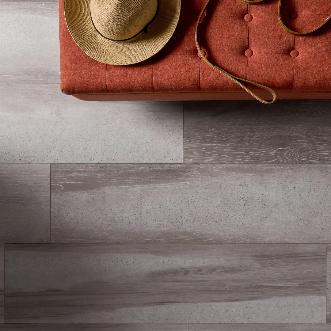 Artmore Tile Oaklyn 6-mil 12-in W x 40-in L Interlocking Vinyl Tile, photo 2 of 16