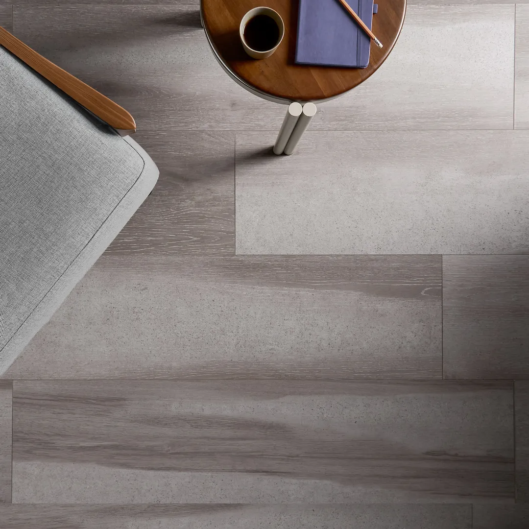 Artmore Tile Oaklyn 6-mil 12-in W x 40-in L Interlocking Vinyl Tile, photo 4 of 16