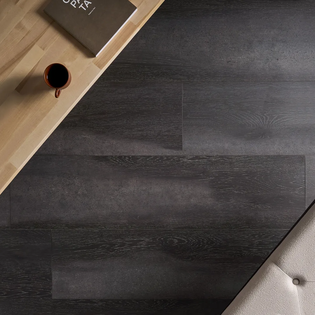 Artmore Tile Oaklyn 6-mil 12-in W x 40-in L Interlocking Vinyl Tile, photo 8 of 16